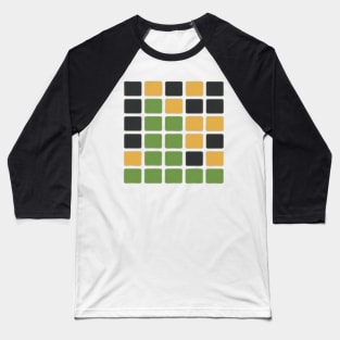 Wordle fun game puzzle Baseball T-Shirt